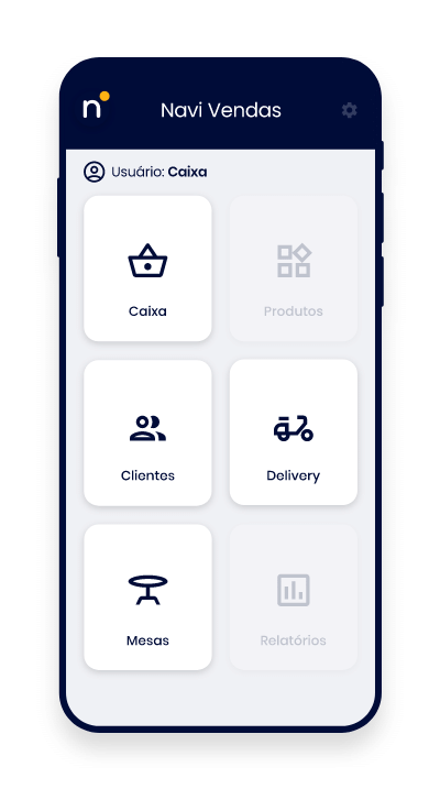 Navi vendas - Visão do usuário