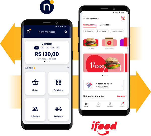 Navi Venda - Integração com Ifood